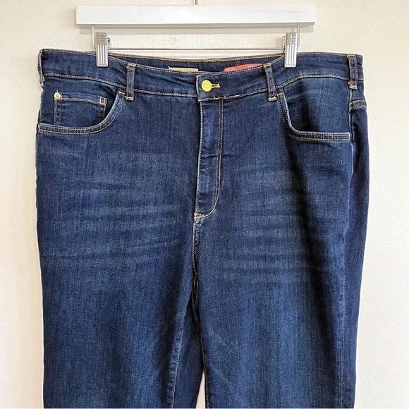 Anthropologie Blue Flare Wide Leg Jeans - Picture 4 of 10